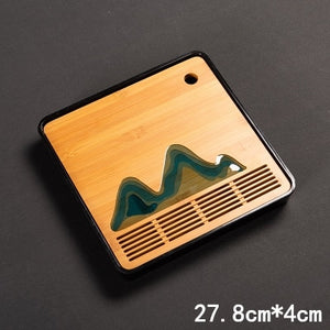 Bamboo tea tray
