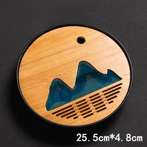 Bamboo tea tray