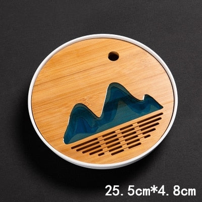 Bamboo tea tray