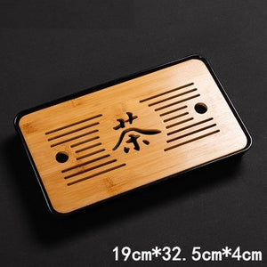Bamboo tea tray