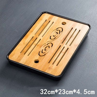 Bamboo tea tray