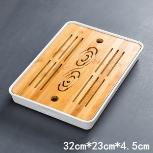 Bamboo tea tray