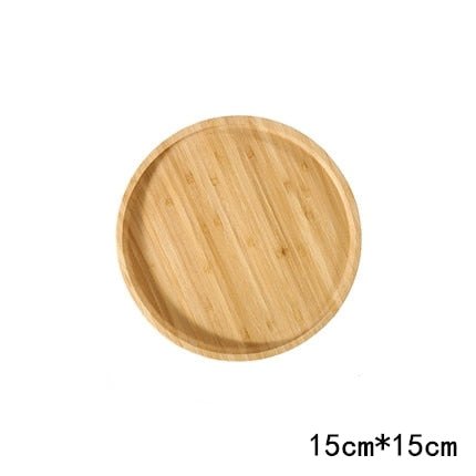 Bamboo tea tray