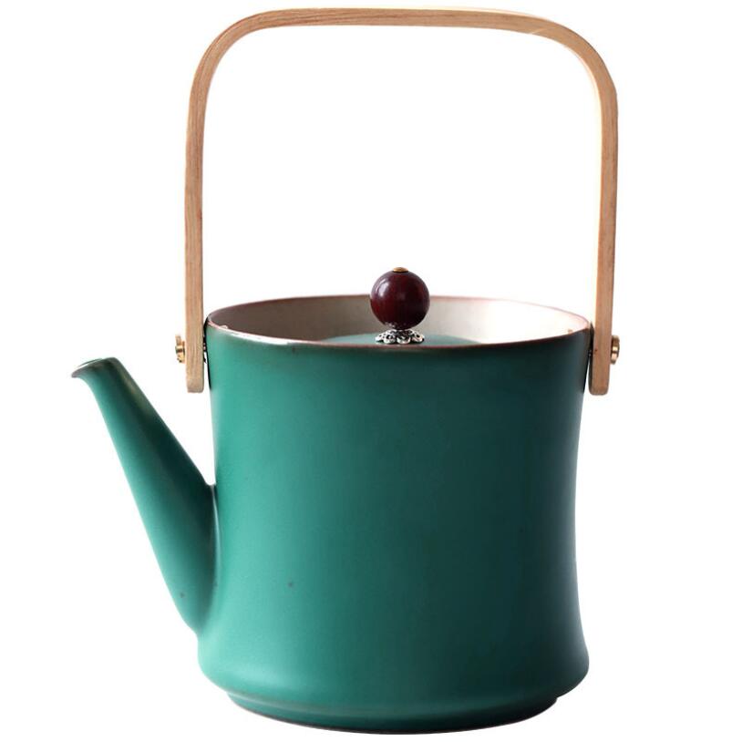 Pottery Japanese-style girder teapot