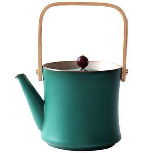 Pottery Japanese-style girder teapot