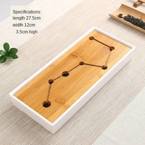 Bamboo tea tray