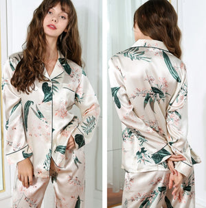 100% Silk Pajama Set