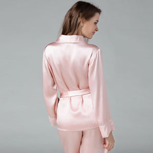 100% Mulberry Silk Pajamas Set