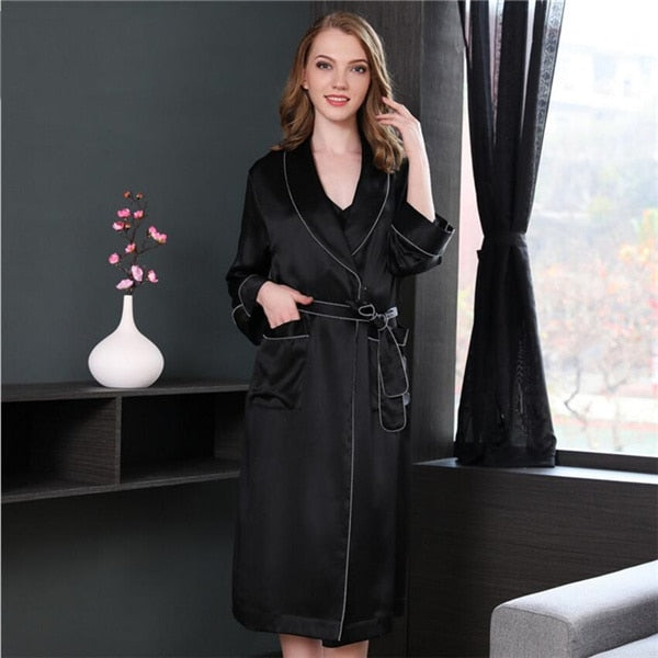 100% Silk Robe