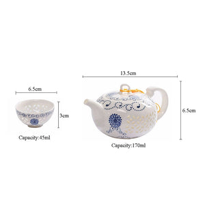 Ceramic teapot kettle