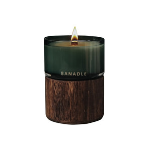 Wooden base scented candle Jar