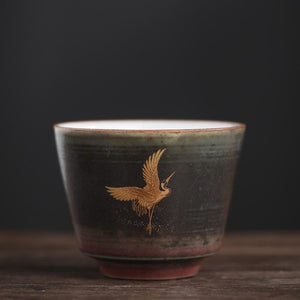 Japanese style ceramic tea cups