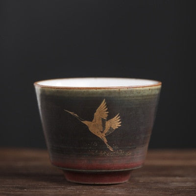 Japanese style ceramic tea cups
