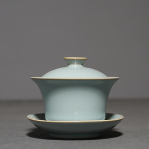 Gaiwan ceramic pigmented traditional Chinese tea bowl