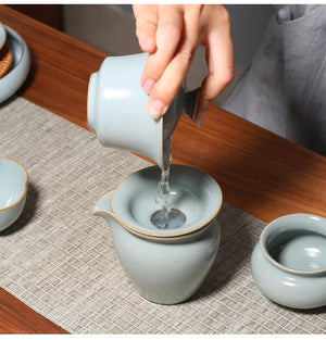 Gaiwan ceramic pigmented traditional Chinese tea bowl