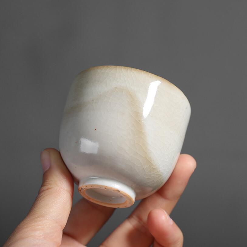Ceramic glazed tea bowl