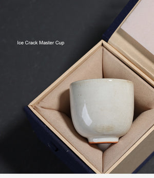 Ceramic glazed tea bowl