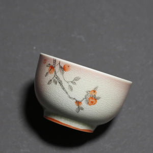 Pigmented ceramic teacups