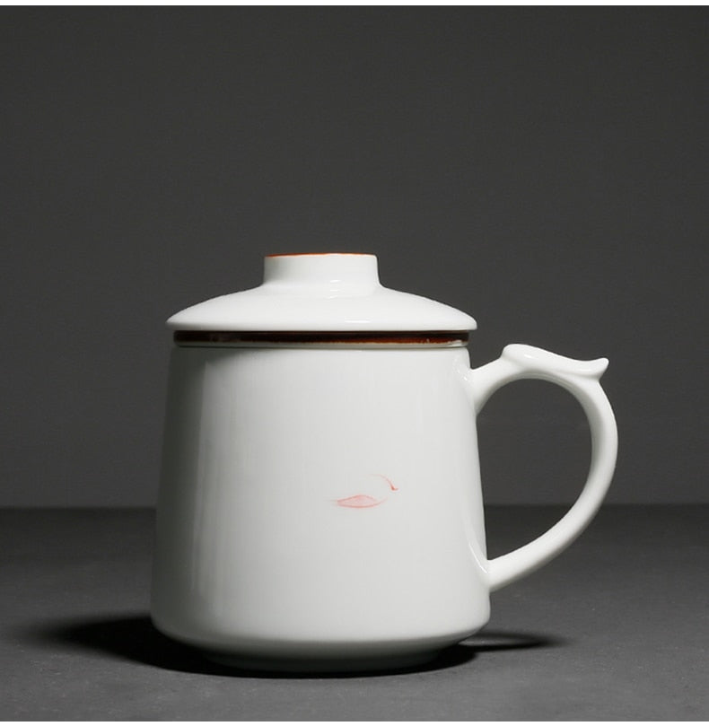 Hand painted ceramic tea set