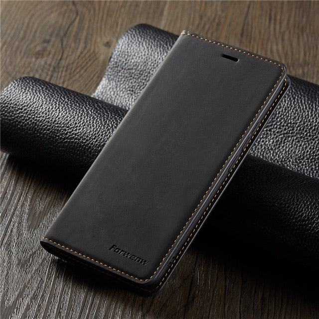Leather Flip Phone Case for iPhone