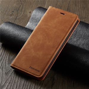 Leather Flip Phone Case for iPhone