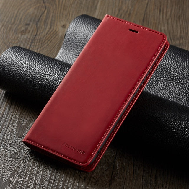 Leather Flip Phone Case for iPhone
