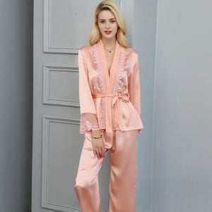 100% Silk Pajama Set