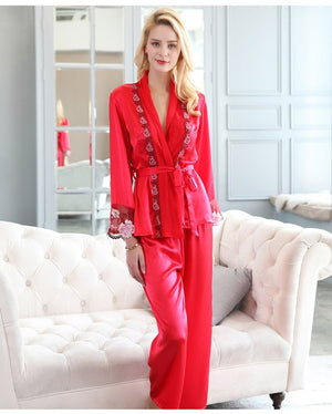100% Silk Pajama Set