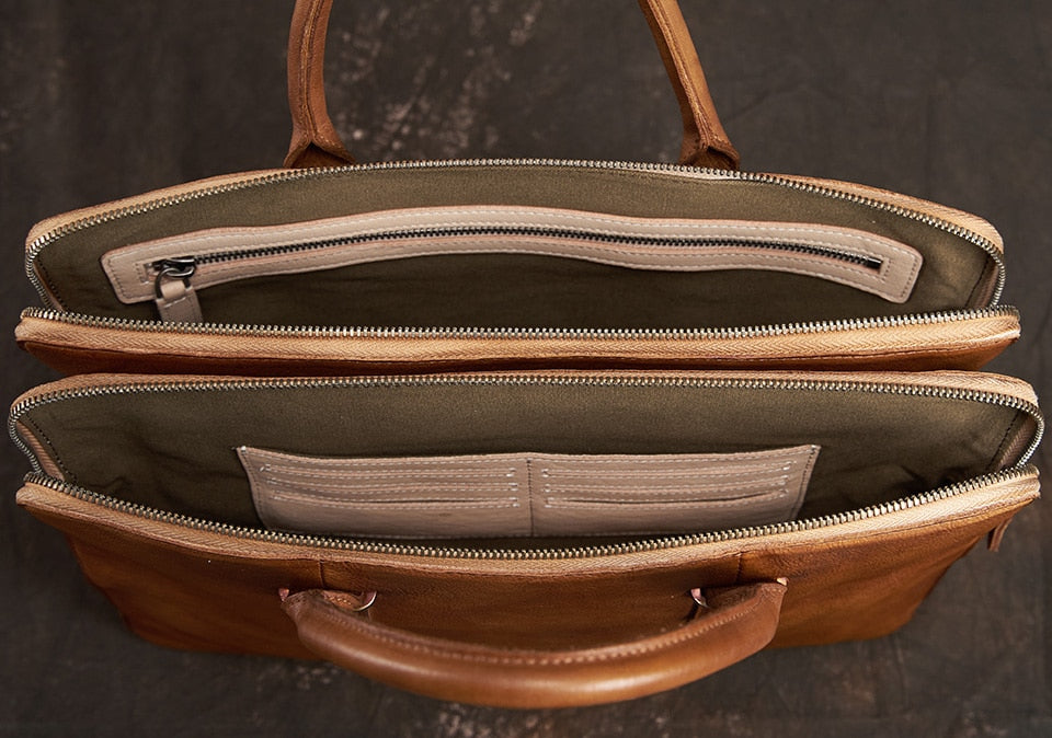 Vintage Leather Briefcase